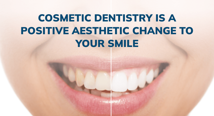 Cosmetic dentistry's positive influence on your smile. 